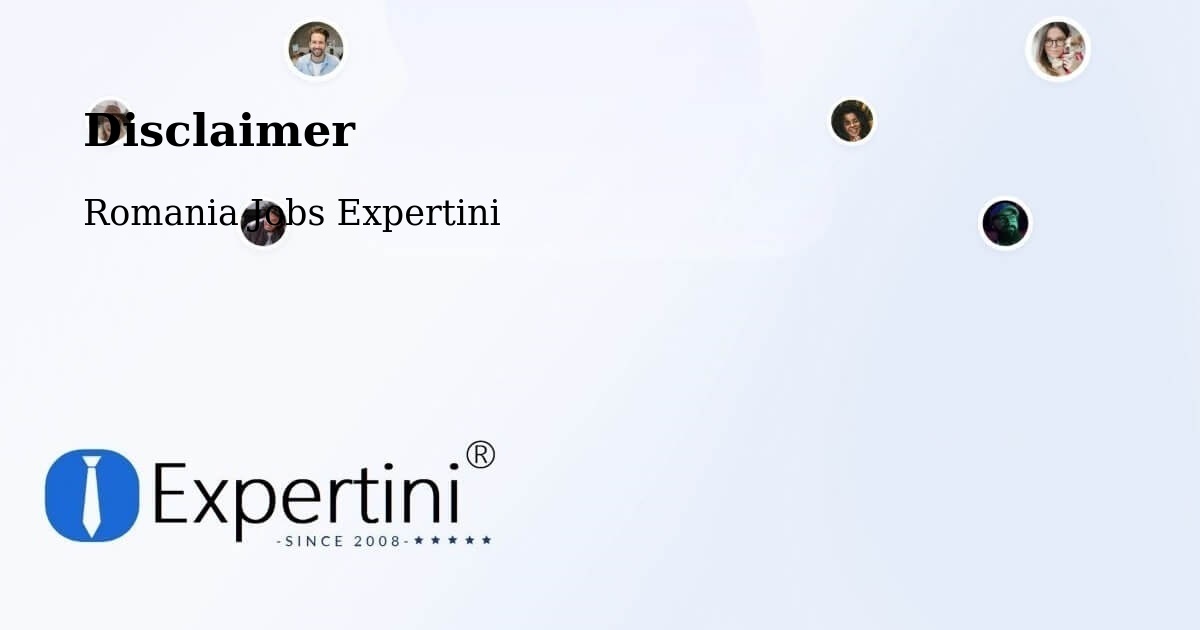 Disclaimer – Seaca - Romania Jobs Expertini